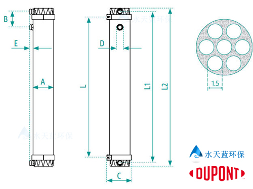 滢格dizzer0.9MB40超滤膜参数规格